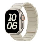 Magnetisk erstatningsrem for Apple Watch hvit