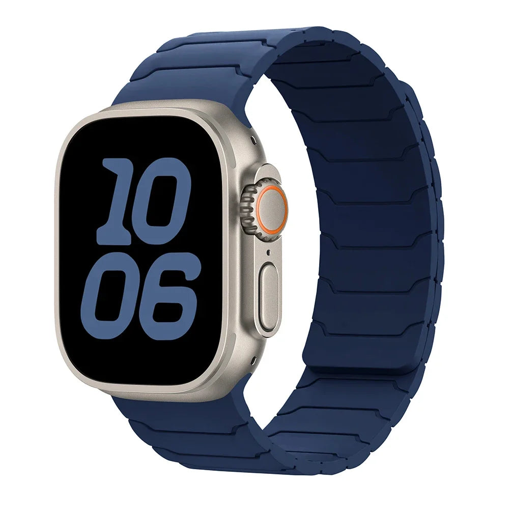 Magnetisk erstatningsrem for Apple Watch blå