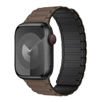 Magnetisk erstatningsrem for Apple Watch brun svart