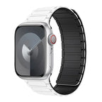 Magnetisk erstatningsrem for Apple Watch hvit svart
