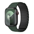 Magnetisk erstatningsrem for Apple Watch grønn svart
