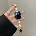 Udskiftningsarmbånd til Apple Watch - kløverdesign guld