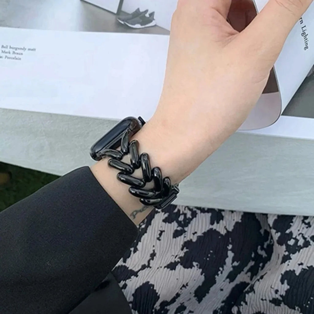 Erstatningslenke til Apple Watch i svart stål