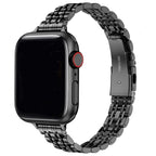 Náhradní řemínek pro Apple Watch z černé nerezové oceli