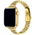 Náhradní řemínek pro Apple Watch ze zlaté nerezové oceli