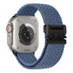 Erstatningsrem til Apple Watch i blå fallskjermsnor