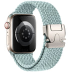 Erstatningsrem til Apple Watch i cyanfarget fallskjermsnor