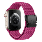 Erstatningsrem til Apple Watch i fuksiafarget fallskjermsnor