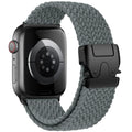 Erstatningsrem til Apple Watch i grå fallskjermsnor