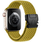Erstatningsrem til Apple Watch i gul fallskjermsnor