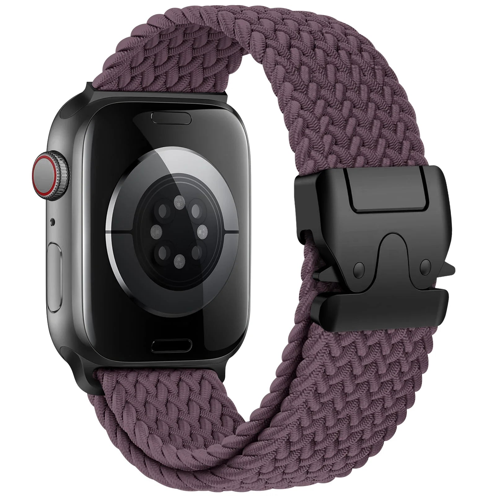 Erstatningsrem til Apple Watch i lilla fallskjermsnor