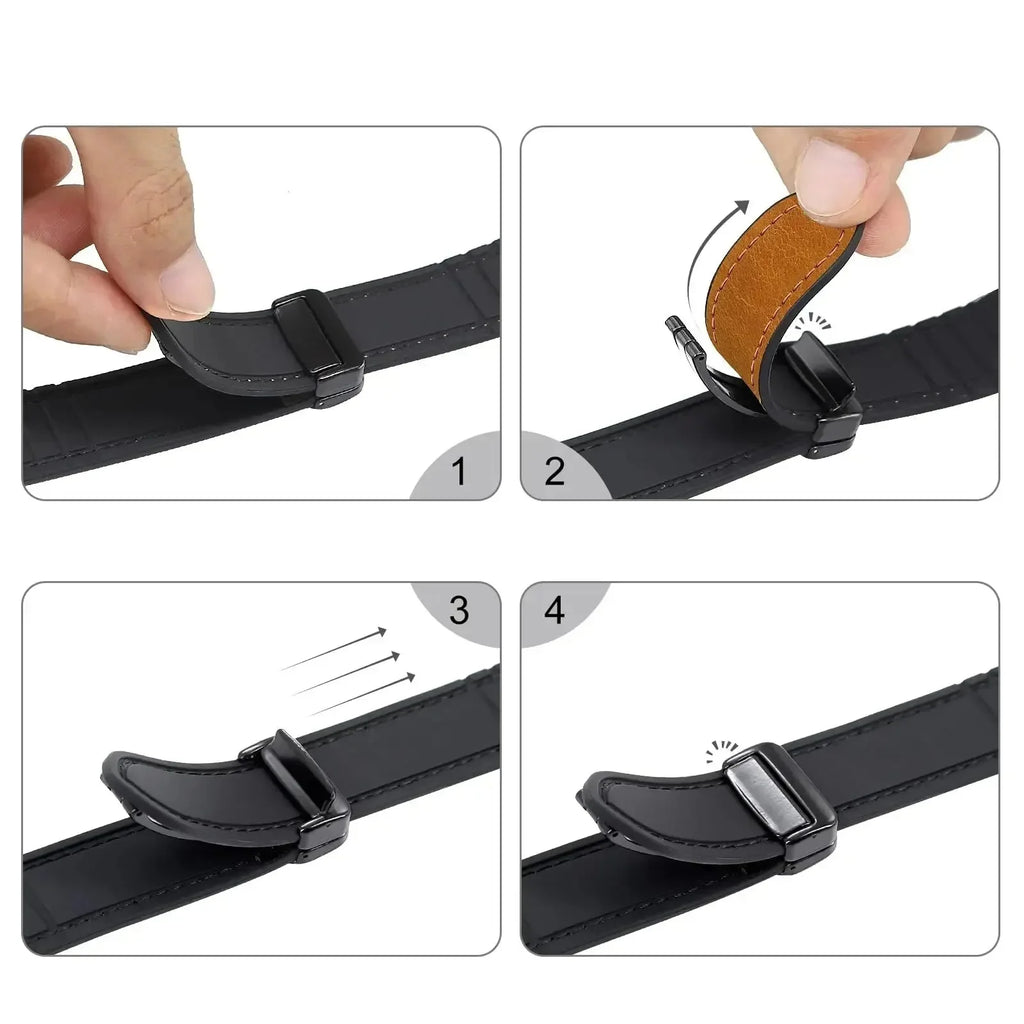 Udskiftningsrem til Apple Watch i læder 