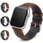 Klassisk læderudskiftningsrem til Apple Watch 