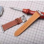 Ersättningsarmband i läder för Apple Watch för dam och herr
