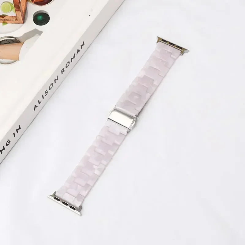Udskiftningsrem til Apple Watch i hvid resin