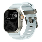Udskiftningsrem til Apple Watch i tyk blå silikone