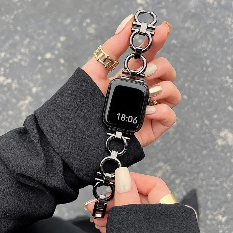 Udskiftningsrem til Apple Watch til kvinder sort