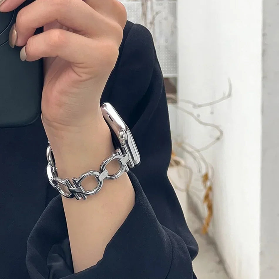 Udskiftningsrem til Apple Watch til kvinder sølv