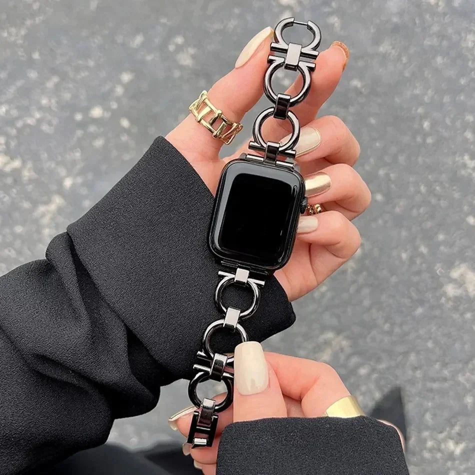 Udskiftningsrem til Apple Watch til kvinder sort