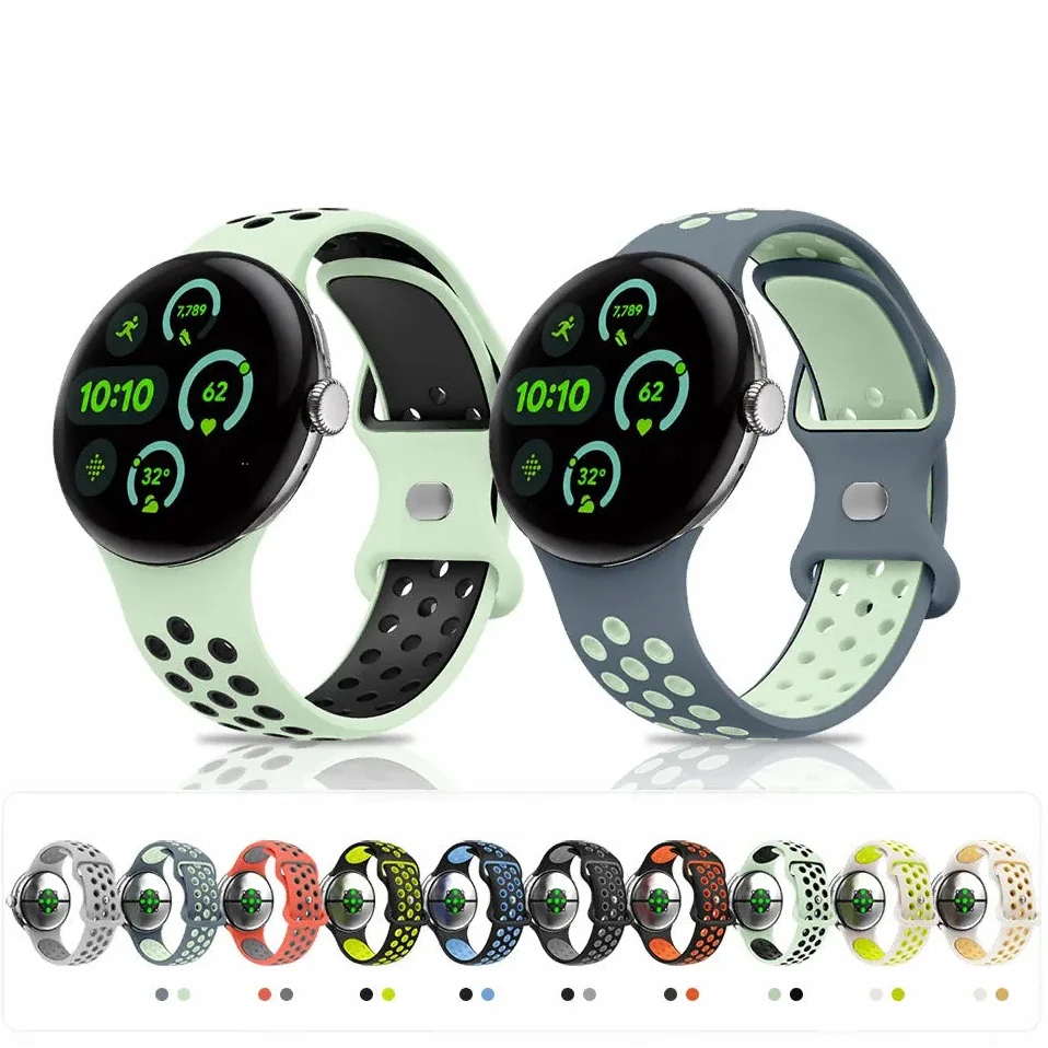 Ersättningsarmband för Google Pixel Watch 1, 2, 3, 4 41mm 45mm 