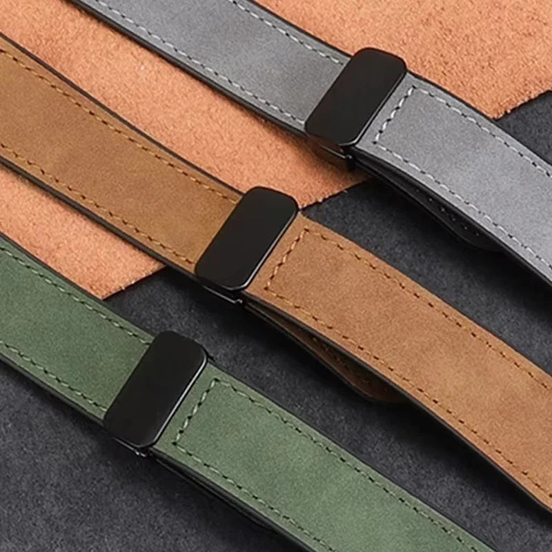Erstatningsrem i skinn for Google Pixel Watch 1, 2, 3, 4, 41 mm, 45mm 