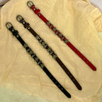 Náramek ve vintage stylu s hnědými hvězdami