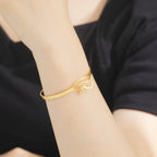 Náramek Starověký Egypt se Zákalem Horovým zlatý