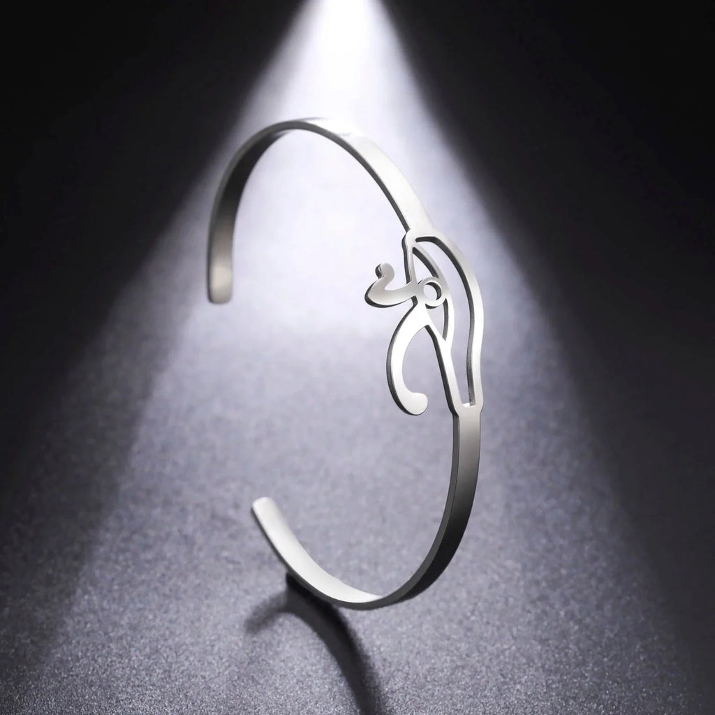 Náramek Starověkého Egypta se Zrakem Horova stříbrný