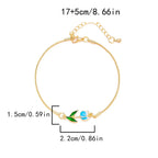 Elegant armbånd Tulipan Blomst