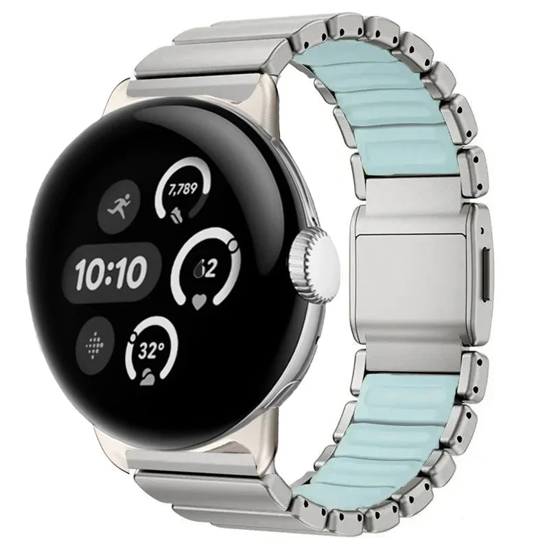 Armbånd i rustfritt stål til Google Pixel Watch 3, 4, 45mm 