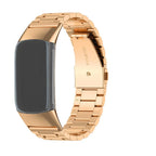 Urrem i stål til Fitbit Charge 5, Charge 6 ur i rosaguld