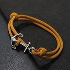 Ankararmband i gult rep