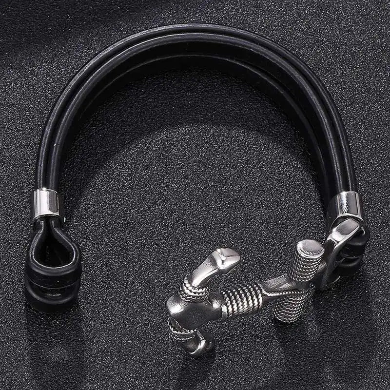 Læderarmbånd Anker - den Uovervindelige 