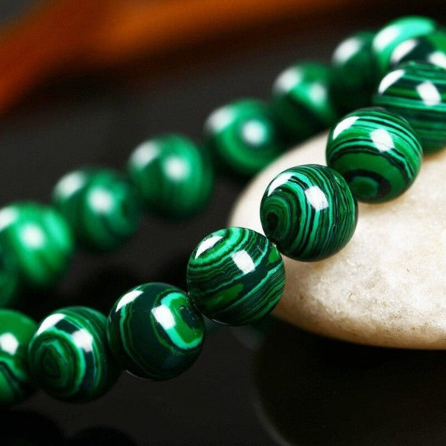 Bracelet en Malachite