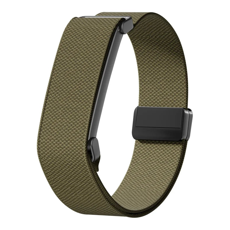 Grönt nylonarmband för Google Fitbit Air-klocka