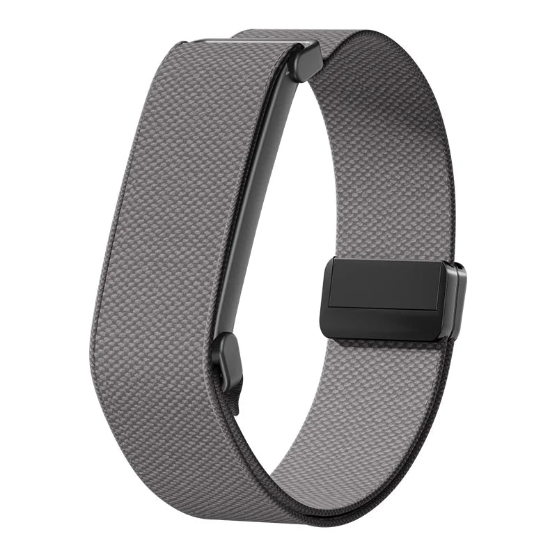 Mörkgrått nylonarmband för Google Fitbit Air-klocka