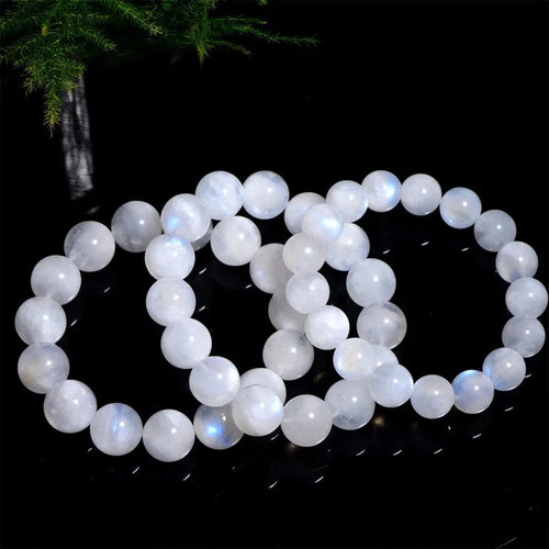 Armbånd med naturlige sten månesten