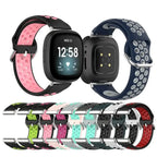 Silikoneurrem til Fitbit Versa 3, Versa 4, Sense 1 og Sense 2 ur 