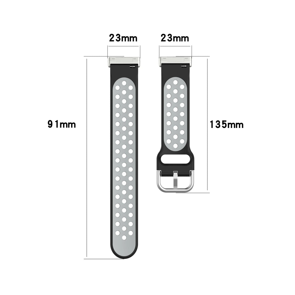 Silikoneurrem til Fitbit Versa 3, Versa 4, Sense 1 og Sense 2 ur 