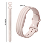 Rosa silikonarmband för Google Fitbit Air-klocka