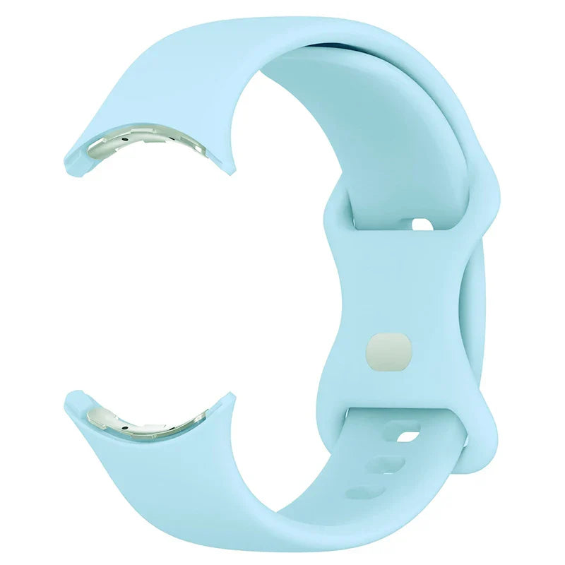 Silisiumarmbånd for Google Pixel Watch 1 & 2 smartklokke himmelblå