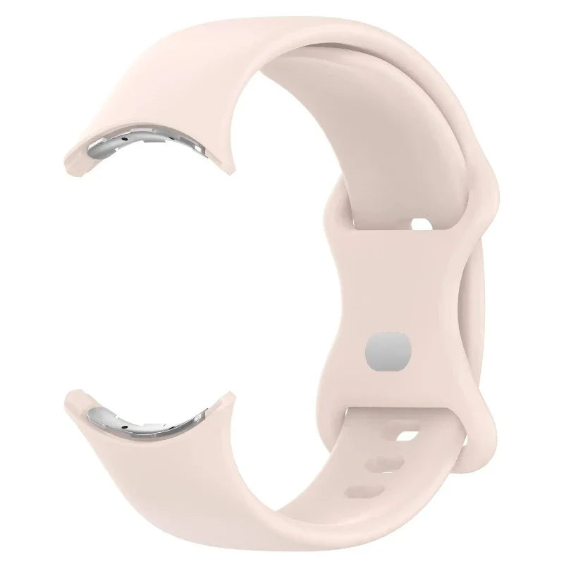 Silisiumarmbånd for Google Pixel Watch 1 & 2 smartklokke beige