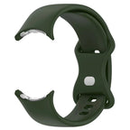Silisiumarmbånd for Google Pixel Watch 1 & 2 smartklokke militærgrønn