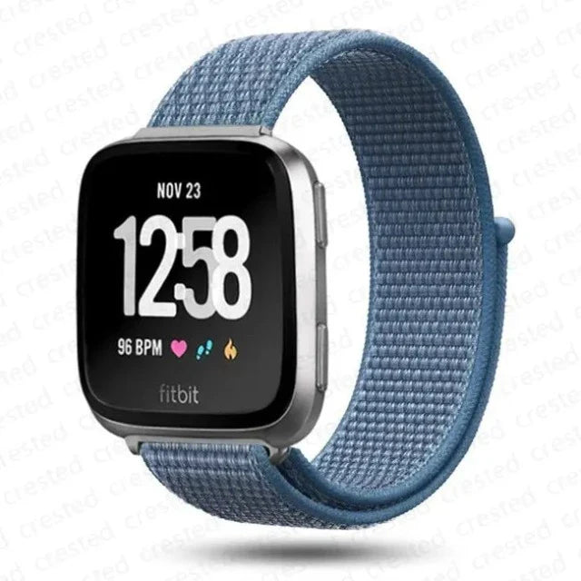 Stofrem til Fitbit Versa 3 Versa 4 Sense 2 ur, blå