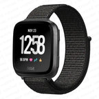 Stofrem til Fitbit Versa 3 Versa 4 Sense 2 ur, sort