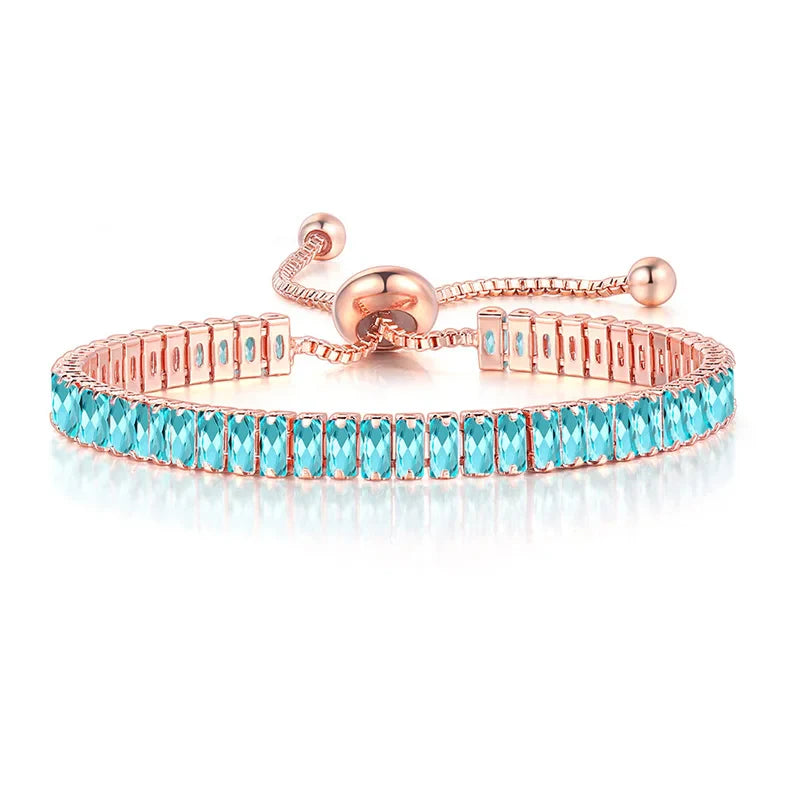Bracelet en Zircon Coloré Pierre de Naissance