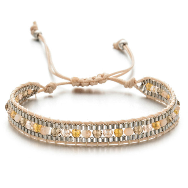 Etnisk Chic armbånd beige
