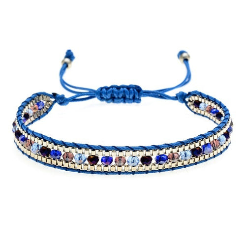 Etno Chic armbånd kongeblå