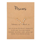 Armbånd for kvinner Stjernetegn 12 konstellasjoner fisk