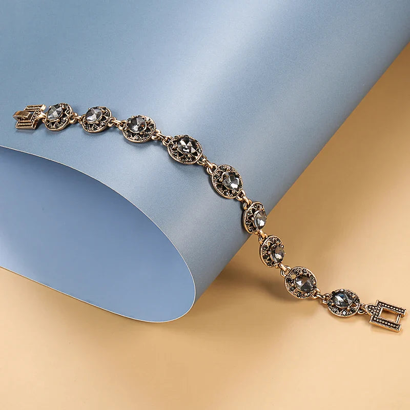 Bracelet Femme Style Ethnique avec Crystal